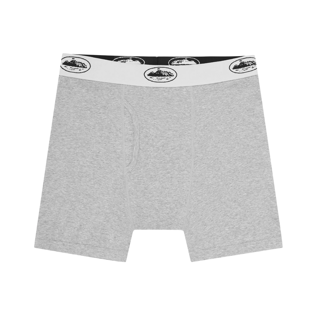 Corteiz Alcatraz Boxers (3 Pack) Grey