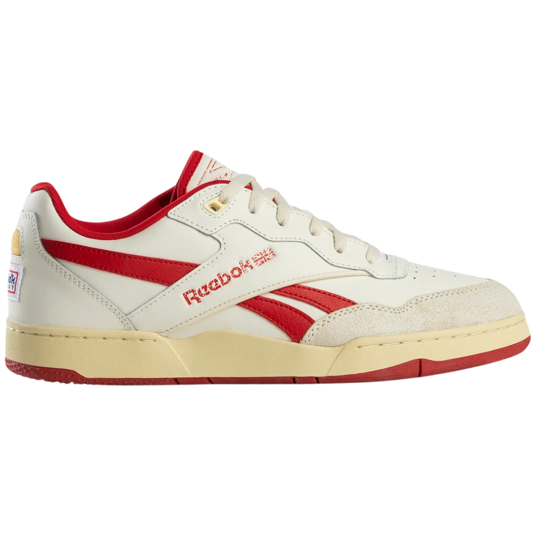 Reebok BB 4000 II Chalk Weathered White Vector Red