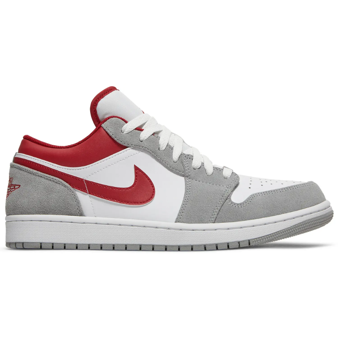 Jordan 1 Low SE Light Smoke Grey Gym Red