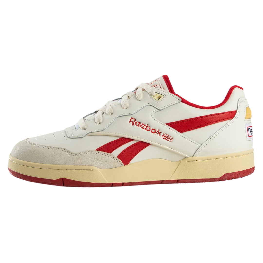 Reebok BB 4000 II Chalk Weathered White Vector Red