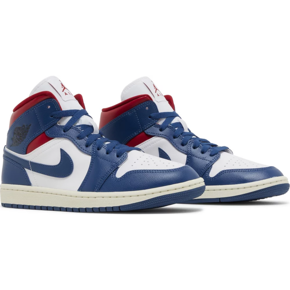 
                      
                        Jordan 1 Mid French Blue Gym Red (Women's)
                      
                    