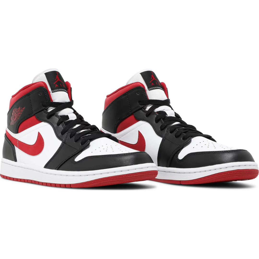 Jordan 1 Mid Gym Red Black White