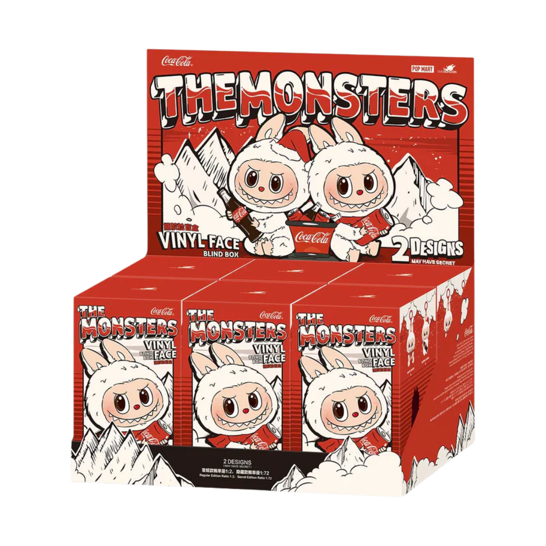 Pop Mart Labubu The Monsters Coca Cola Series Vinyl Face Sealed Case (6 Blind Box)
