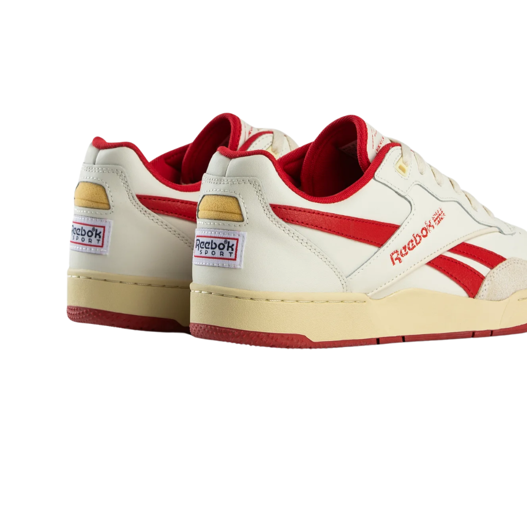Reebok BB 4000 II Chalk Weathered White Vector Red