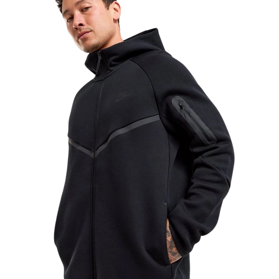 Nike Sportswear Tech Fleece Windrunner Full-Zip Hoodie Black/Black