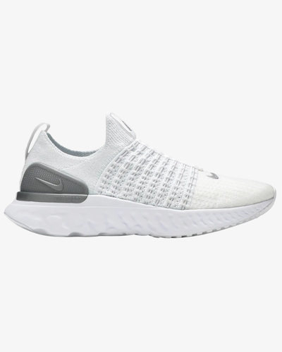 Nike React Phantom Run Flyknit 2 True White Silver Wmns