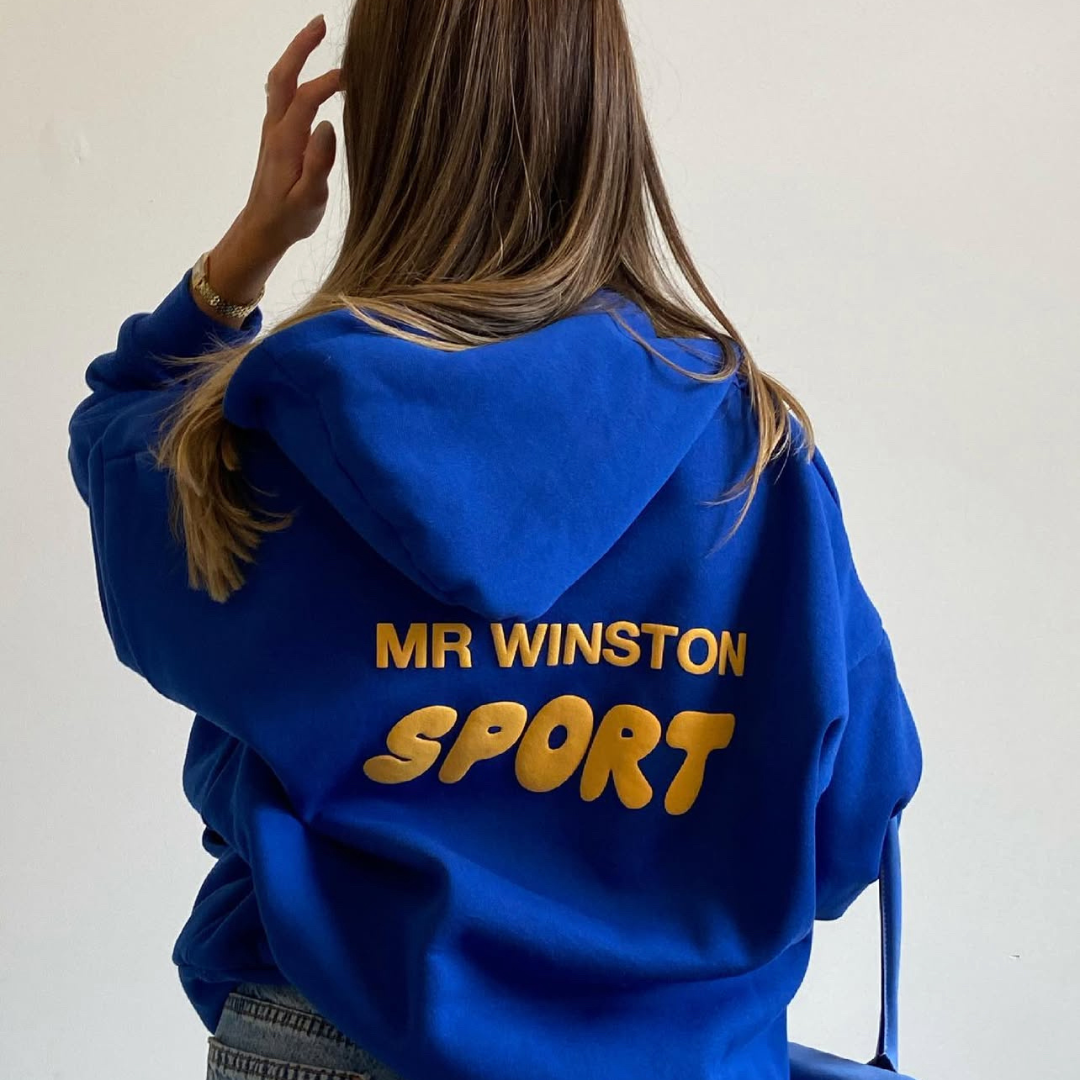 Mr Winston Puff Hoodie (Royal Blue)