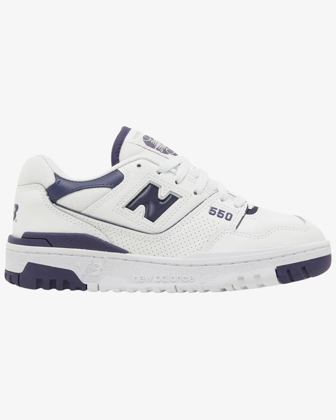 New Balance 550 White Dark Mercury (Women's)