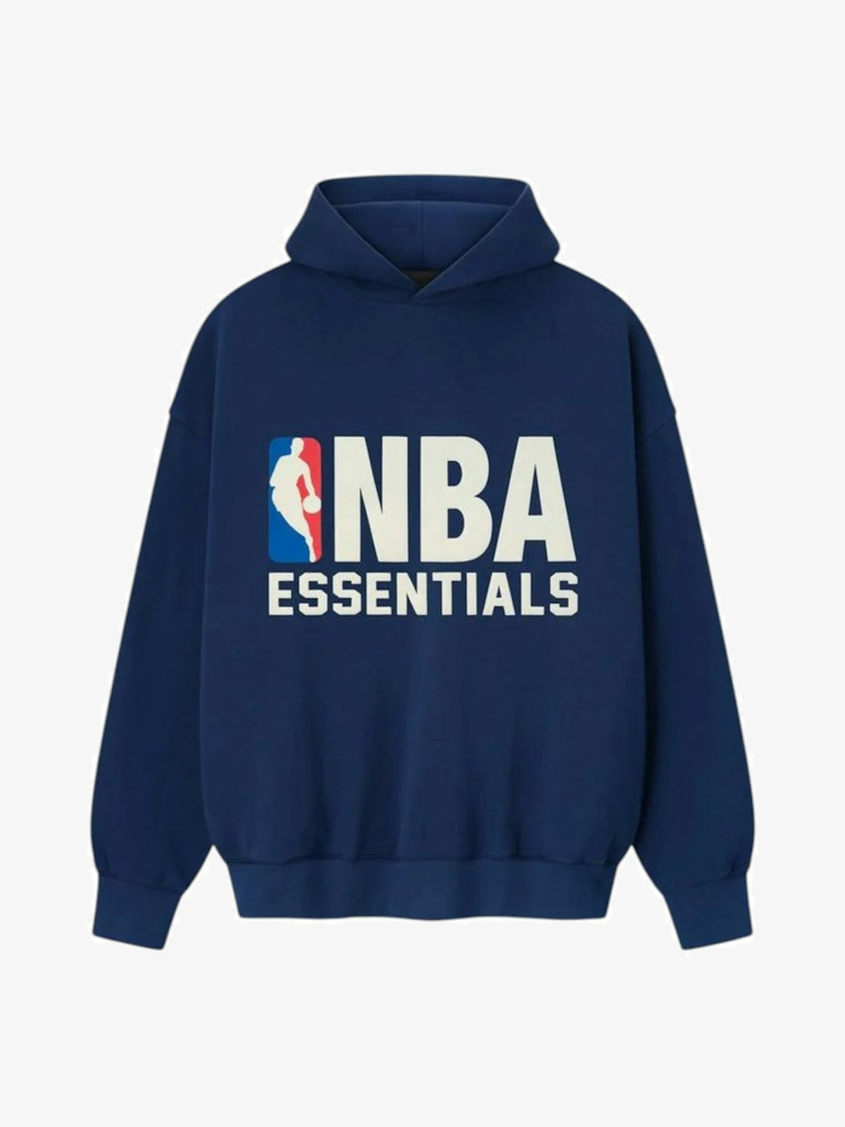Fear of God Essentials NBA Sport Hoodie 'Estate Blue' – front