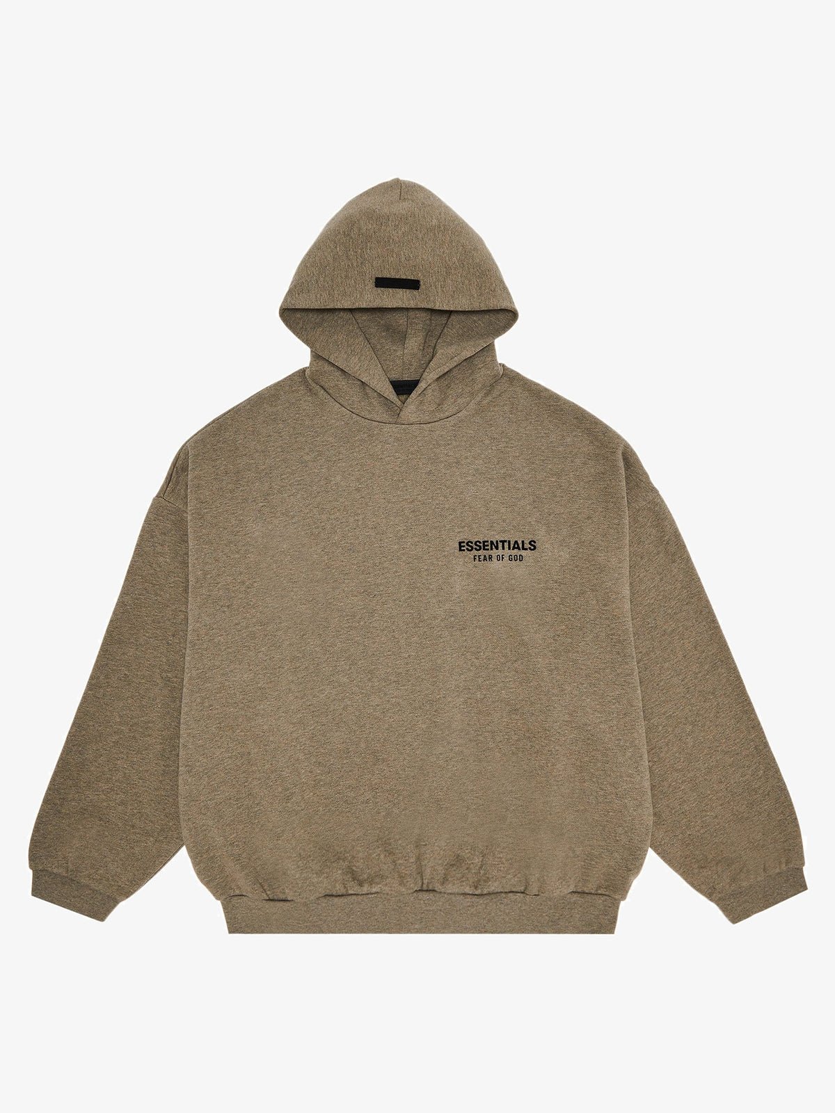 Fear of God Essentials Fleece Hoodie (FW24) 'Heather Gray' – front