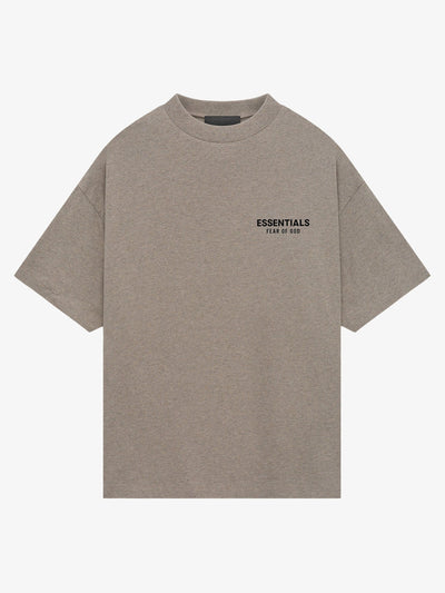 Fear of God Essentials Jersey Crewneck T-Shirt 'Heather Gray' – front