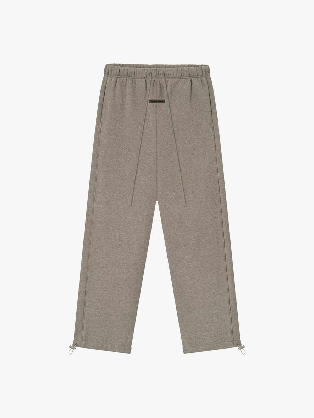 Fear of God Essentials Relaxed Piping Fleece Sweatpant 'Homestead Heather' – front