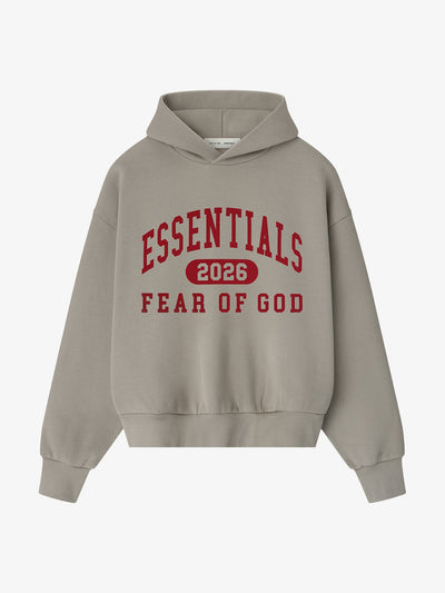 Fear of God Essentials Classic Hoodie 'Smoke Grey' – front