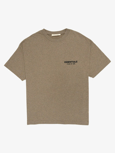 Fear of God Essentials Classic Short Sleeve Tee 'Homestead Heather' – front