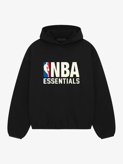 Fear of God Essentials NBA Hoodie 'Black' – front