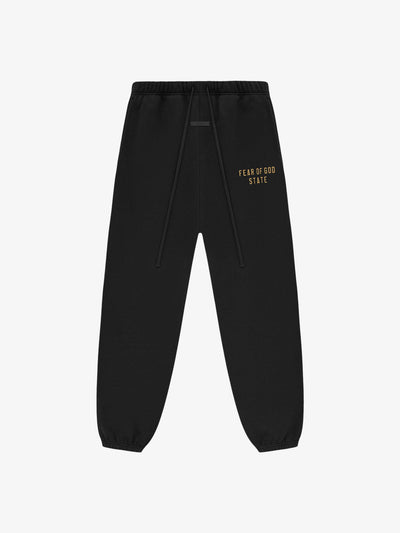 Fear of God Essentials Fleece Essential Sweatpant 'Black' – front