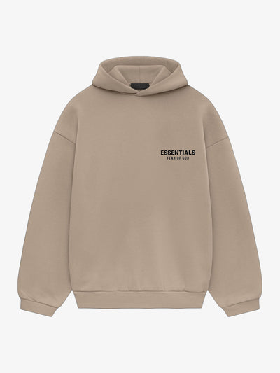 Fear of God Essentials Fleece Hoodie 'Desert Sand' – front