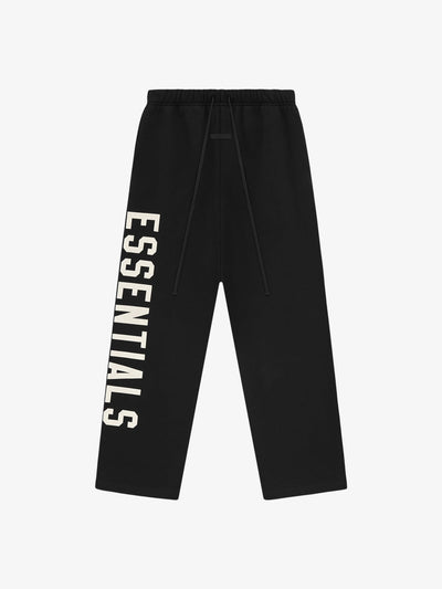 Fear of God Essentials Fleece Relaxed Sweatpant 'Black' – front