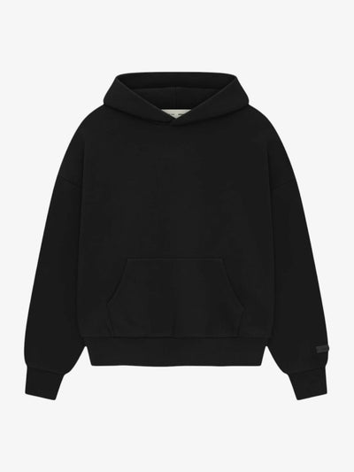 Fear of God Essentials Classic Hoodie 'Jet Black' – front