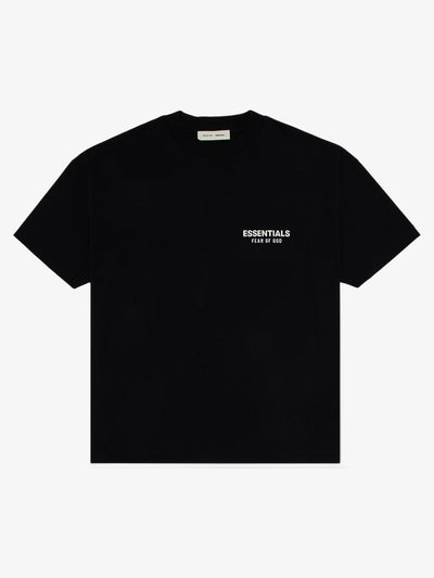 Fear of God Essentials Classic Short Sleeve Tee 'Jet Black' – front