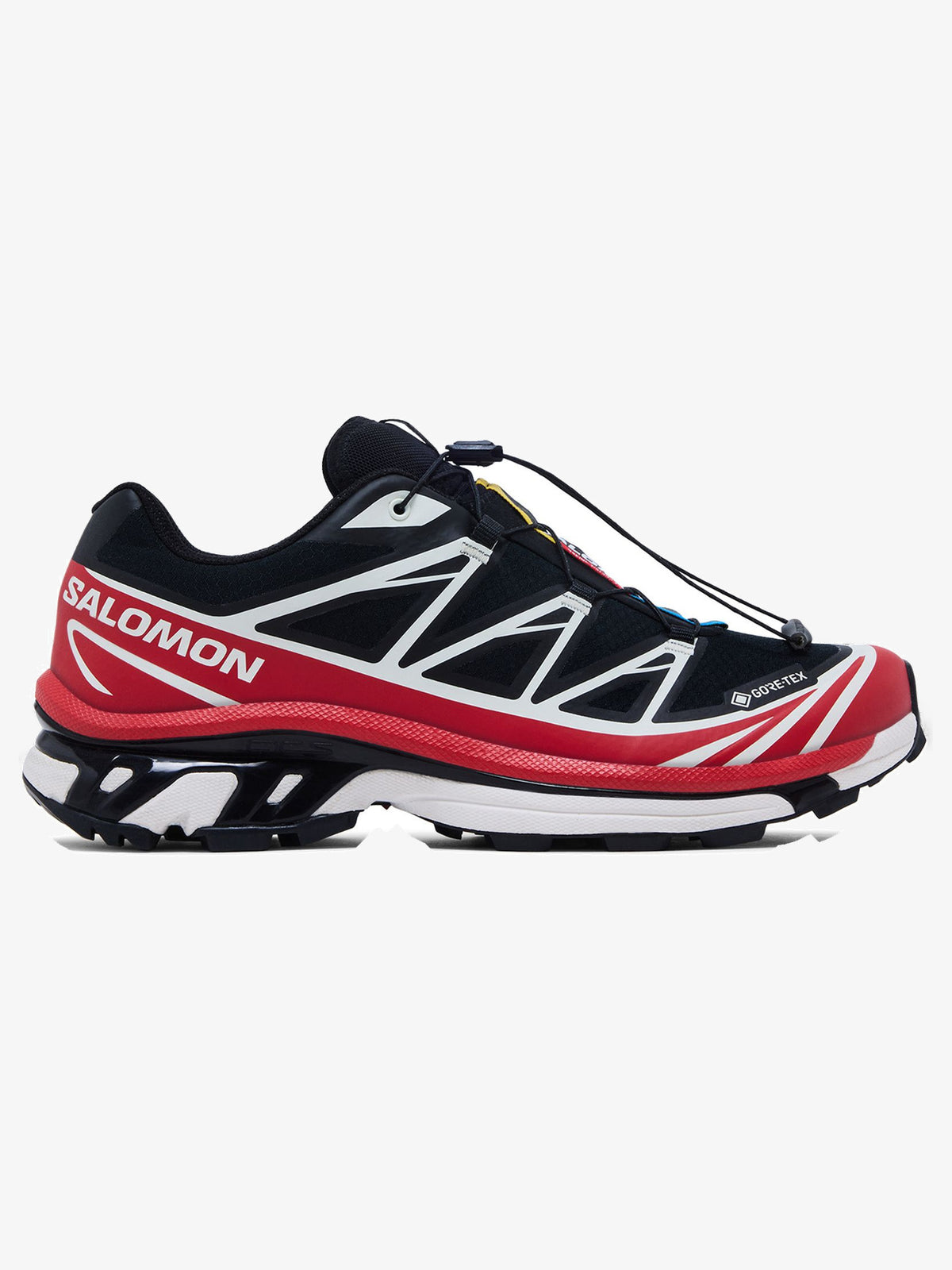 Salomon XT-6 Gore-Tex 'Black Flame Scarlet' – side