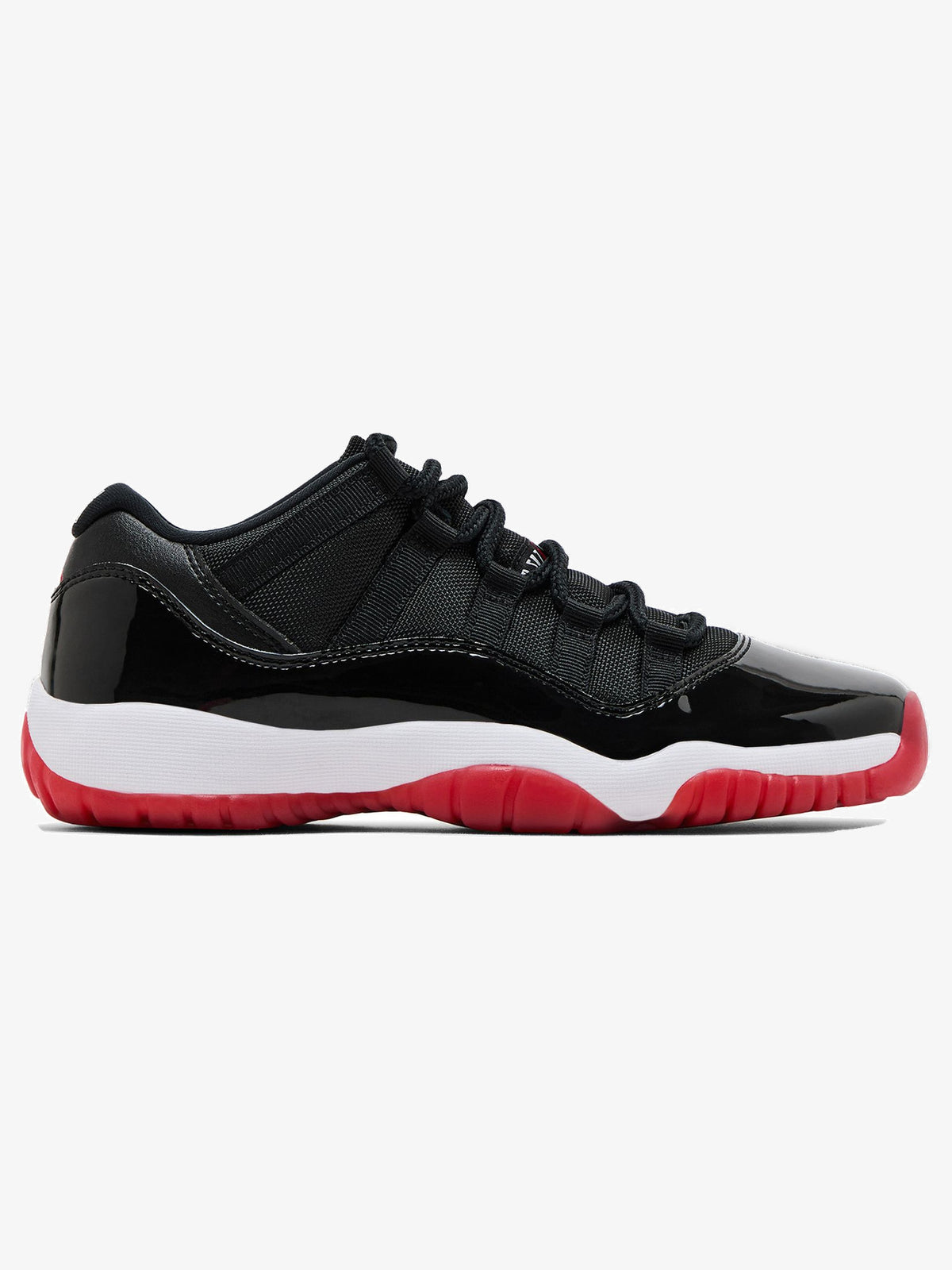 Jordan 11 Retro Low 'Bred (2025)' (GS) – side