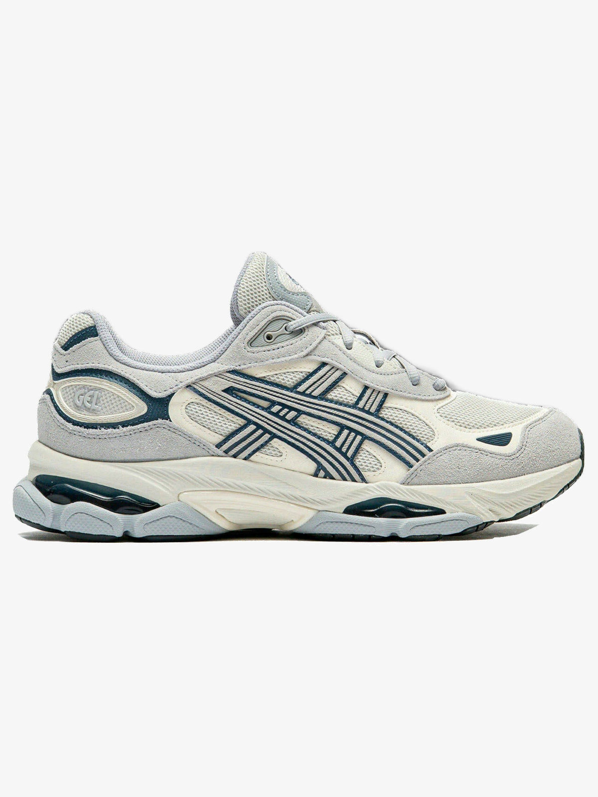 ASICS Gel-NYC 2.0 'Lake Grey Piedmont Grey' – front three-quarter