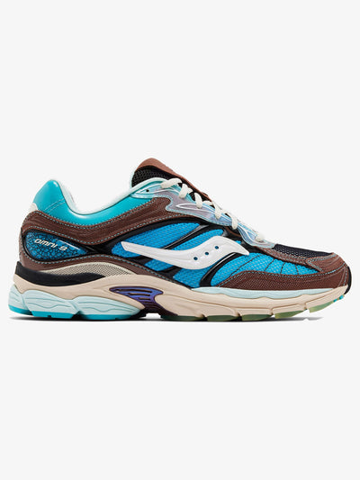 Saucony ProGrid Omni 9 'Footpatrol Blue Brown' – side