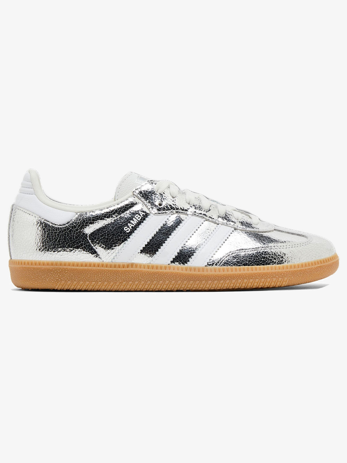 adidas Samba OG 'Silver Metallic Cracked Leather' (W) – side