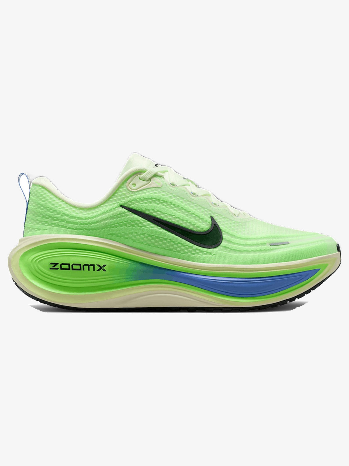 Nike Vomero Plus 'Volt Tint Lime Blast Sapphire' – side