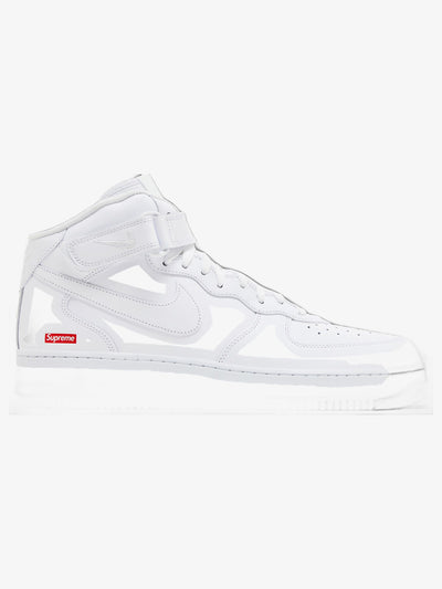 Nike Air Force 1 Mid 'Supreme White' – side