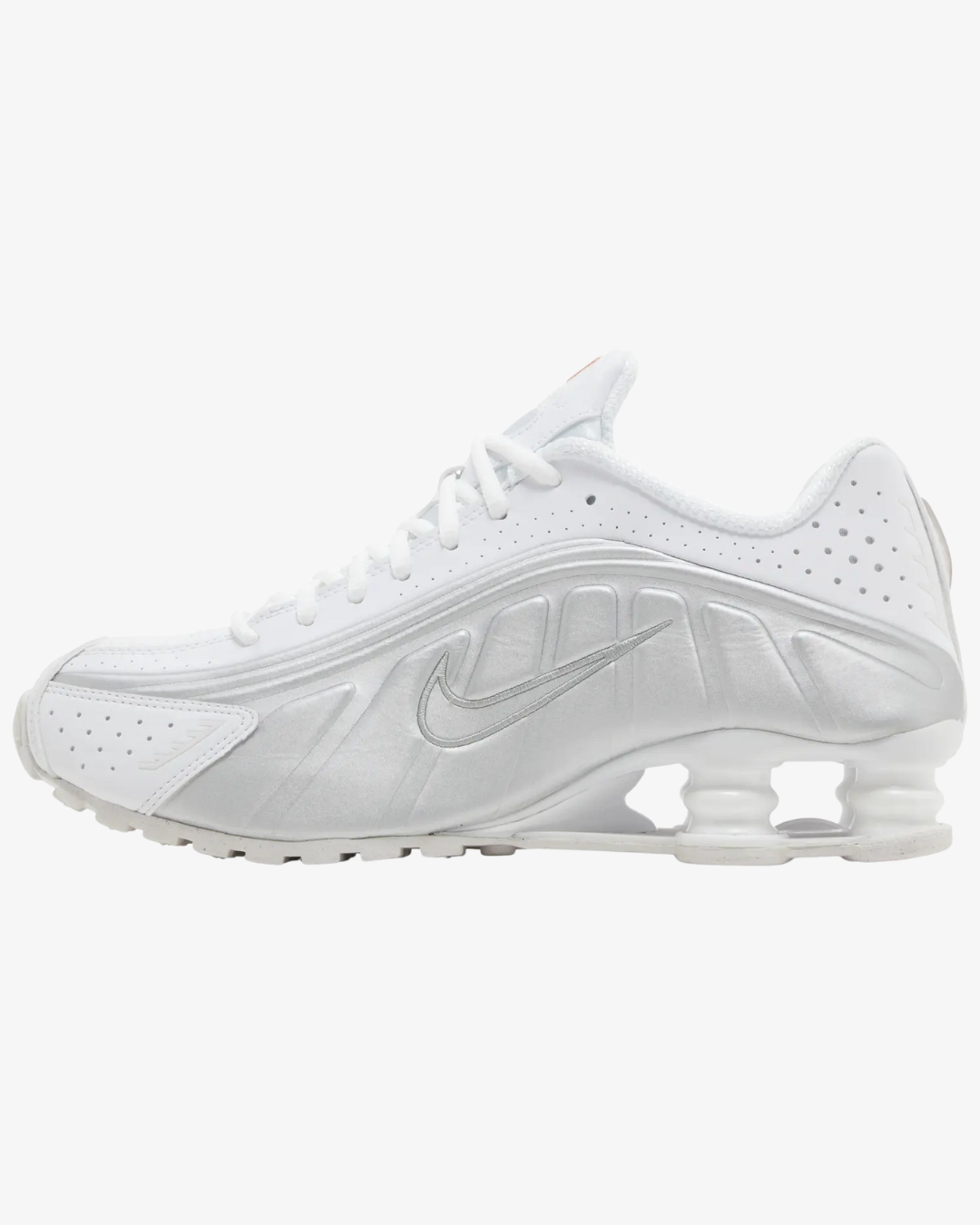 Nike Shox R4 White Metallic Wmns