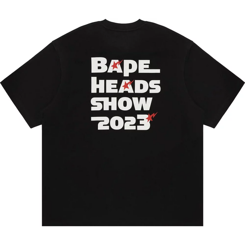 BAPE Heads Show Bape Relaxed Fit Tee 'Black'