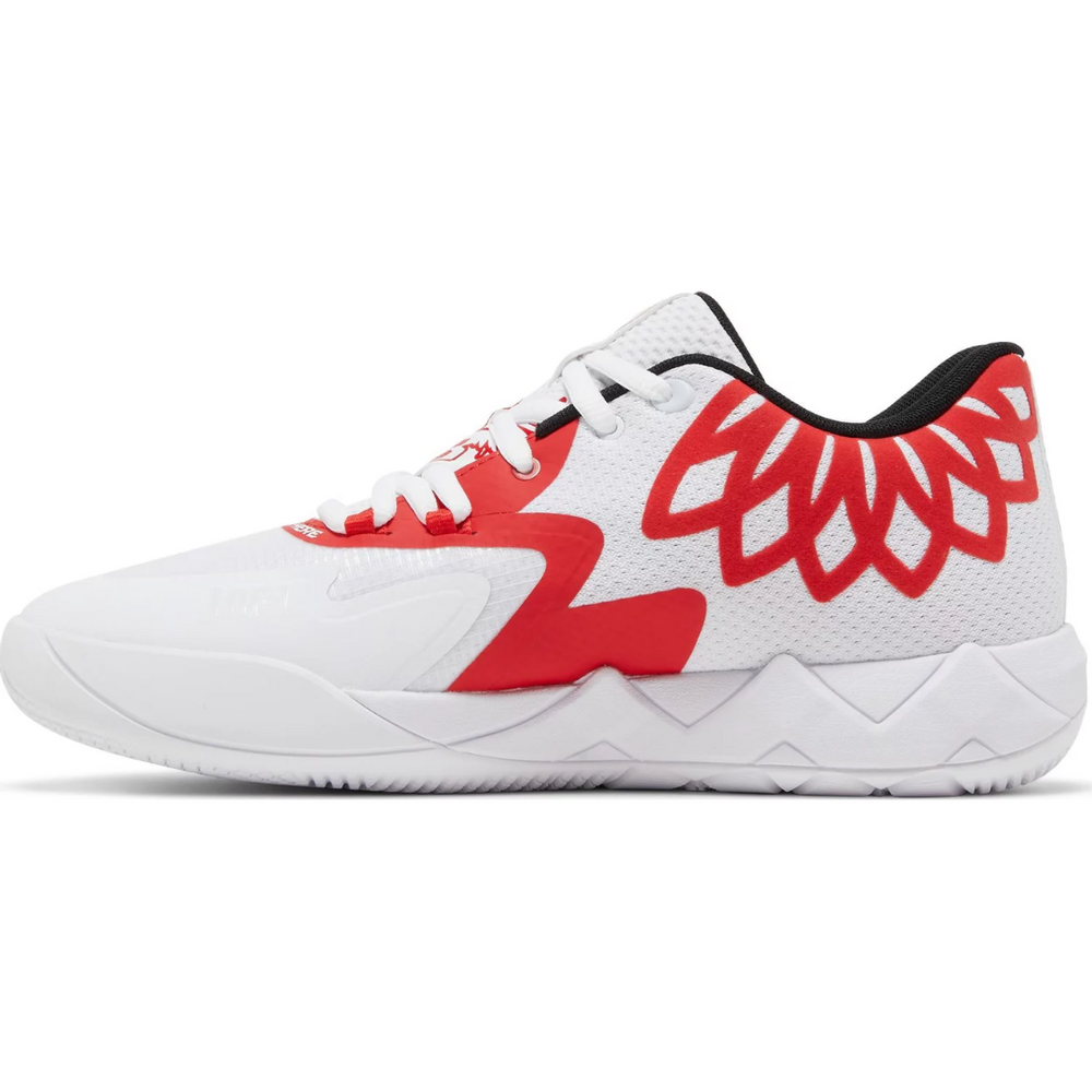 Puma LaMelo Ball MB.01 Lo Team Colors White High Risk Red