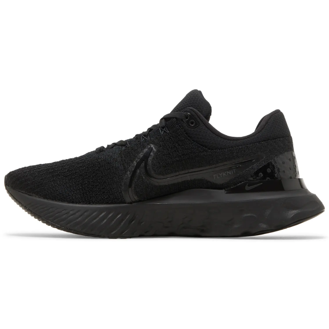 Nike React Infinity Run Flyknit 3 Triple Black