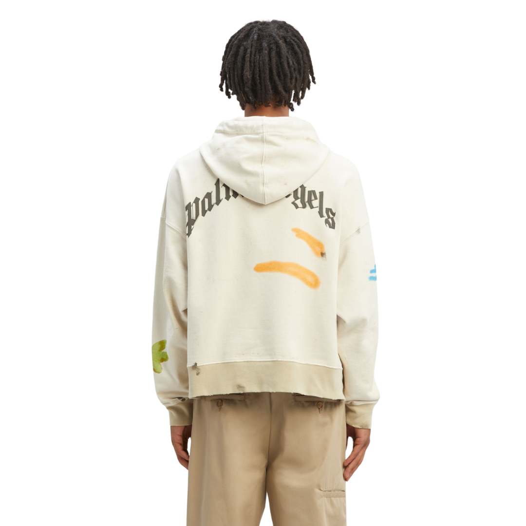 Palm Angels Palm Neon Hoodie Off-White/Multi