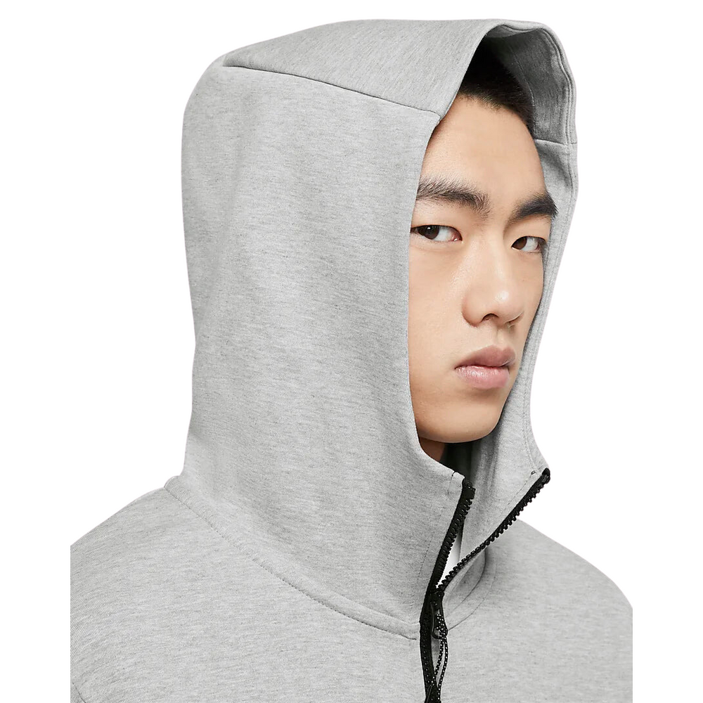 Nike Sportswear Tech Fleece Full-Zip Hoodie Heather Grey/Black