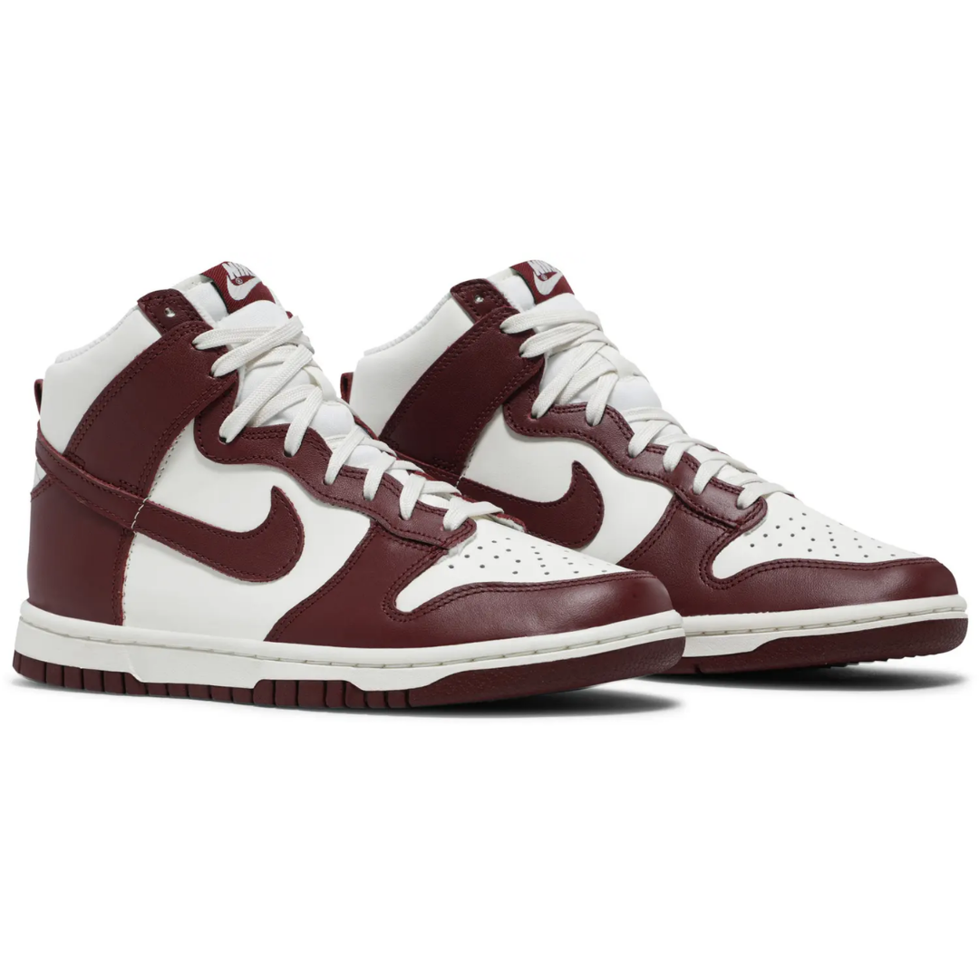 Nike Dunk High Sail Team Red (Women's)