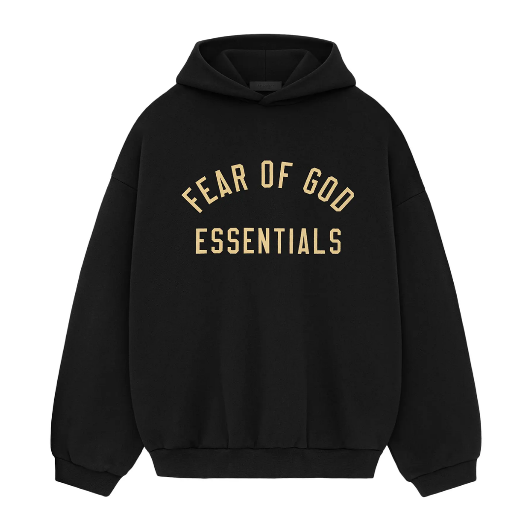 Fear of God Essentials Fleece Hoodie Black