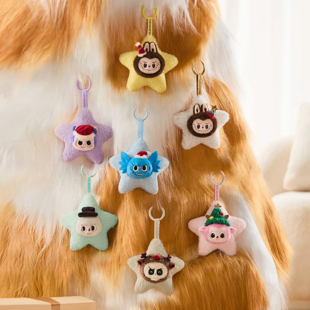 Pop Mart Labubu The Monsters Classic Series Sparkly Plush Pendant Single Blind Box
