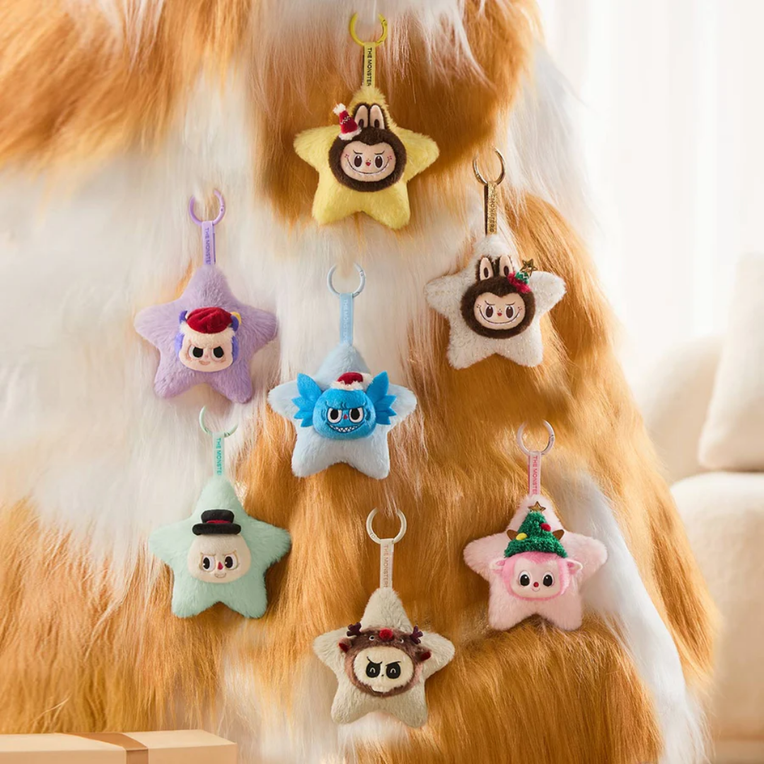 Pop Mart Labubu The Monsters Classic Series Sparkly Plush Pendant Single Blind Box
