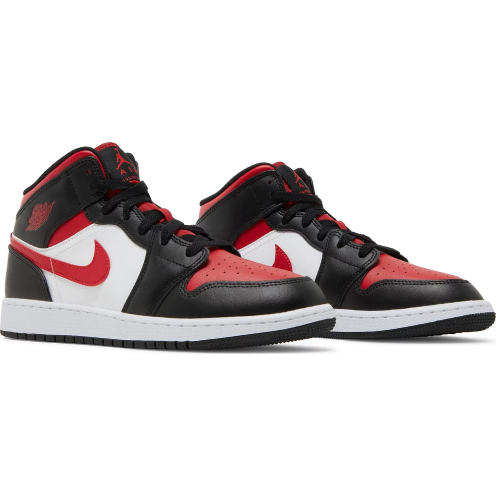 
                      
                        Air Jordan 1 Mid Black Fire Red (GS)
                      
                    