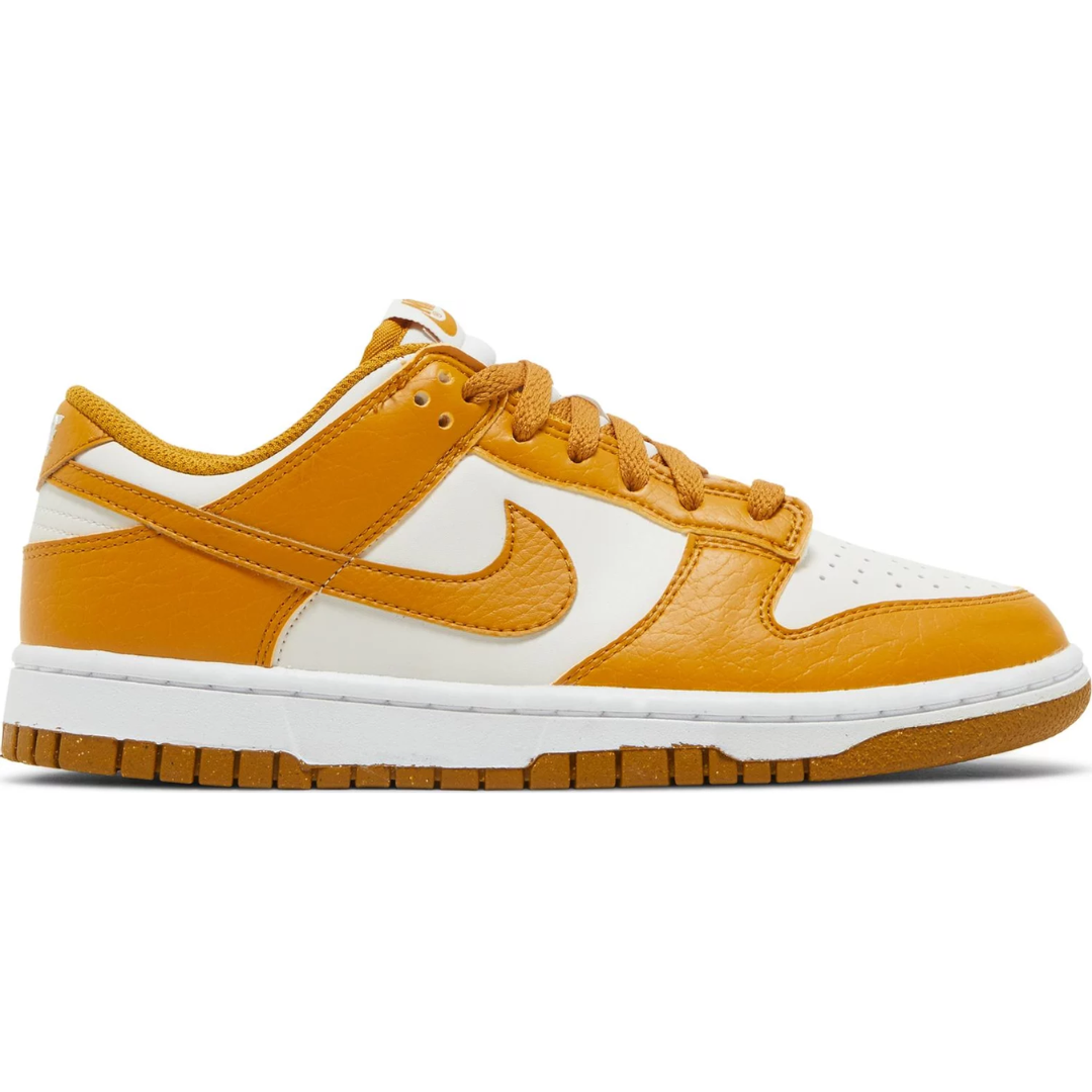 Nike Dunk Low Next Nature Phantom Gold Suede (Women's)