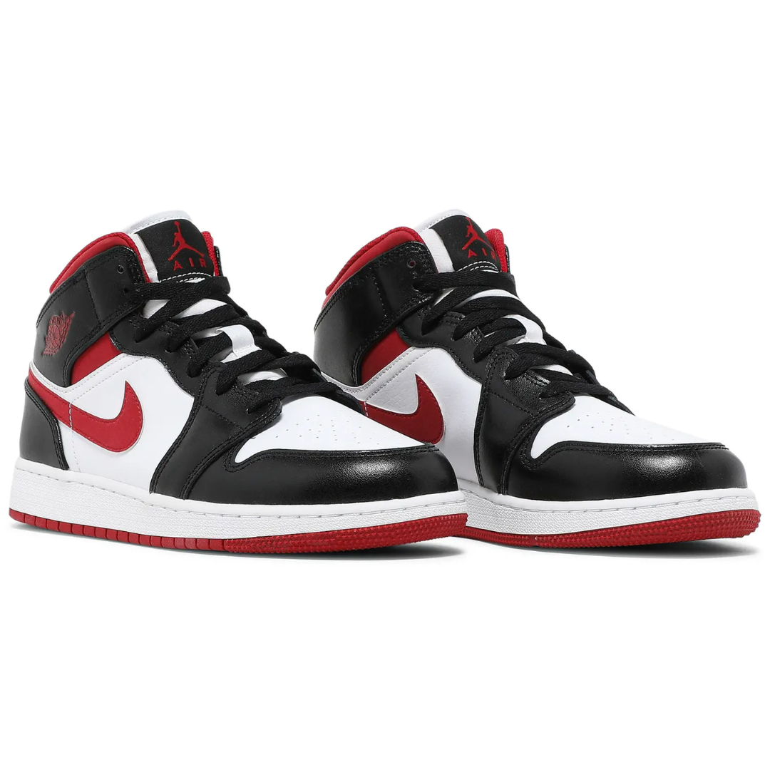 Jordan 1 Mid Gym Red Black White (GS)
