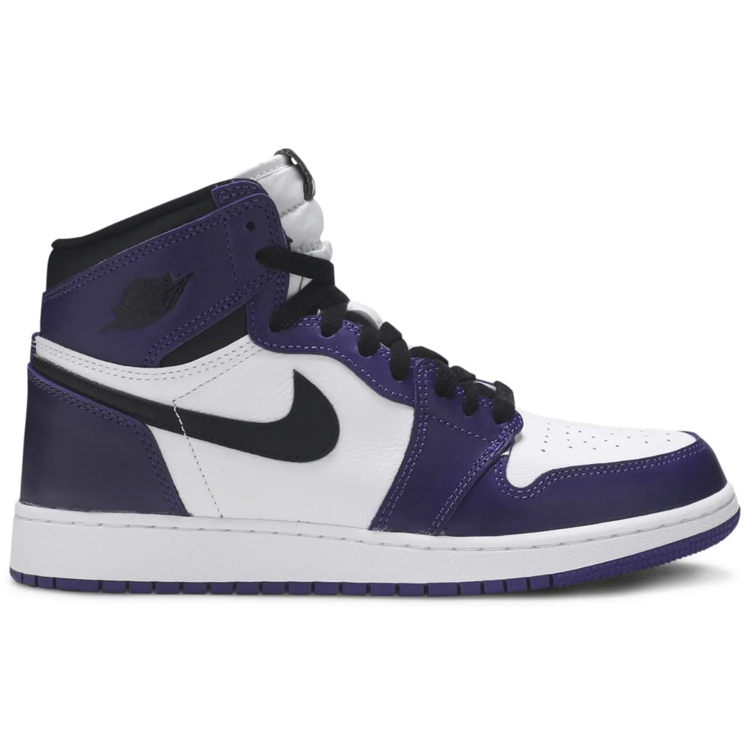 Jordan 1 Retro High Court Purple White (GS)