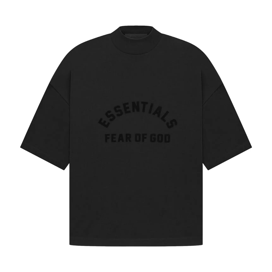 Fear of God Essentials Arch Logo Tee Jet Black