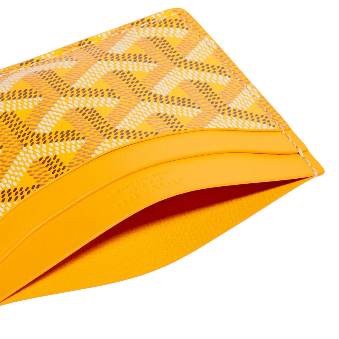 Goyard Saint-Sulpice Card Holder – Yellow