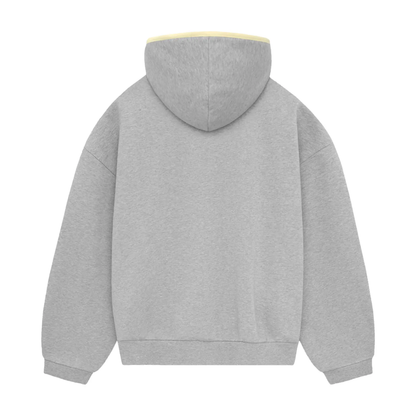 Fear of God Essentials Hoodie Light Heather Grey/Garden Yellow