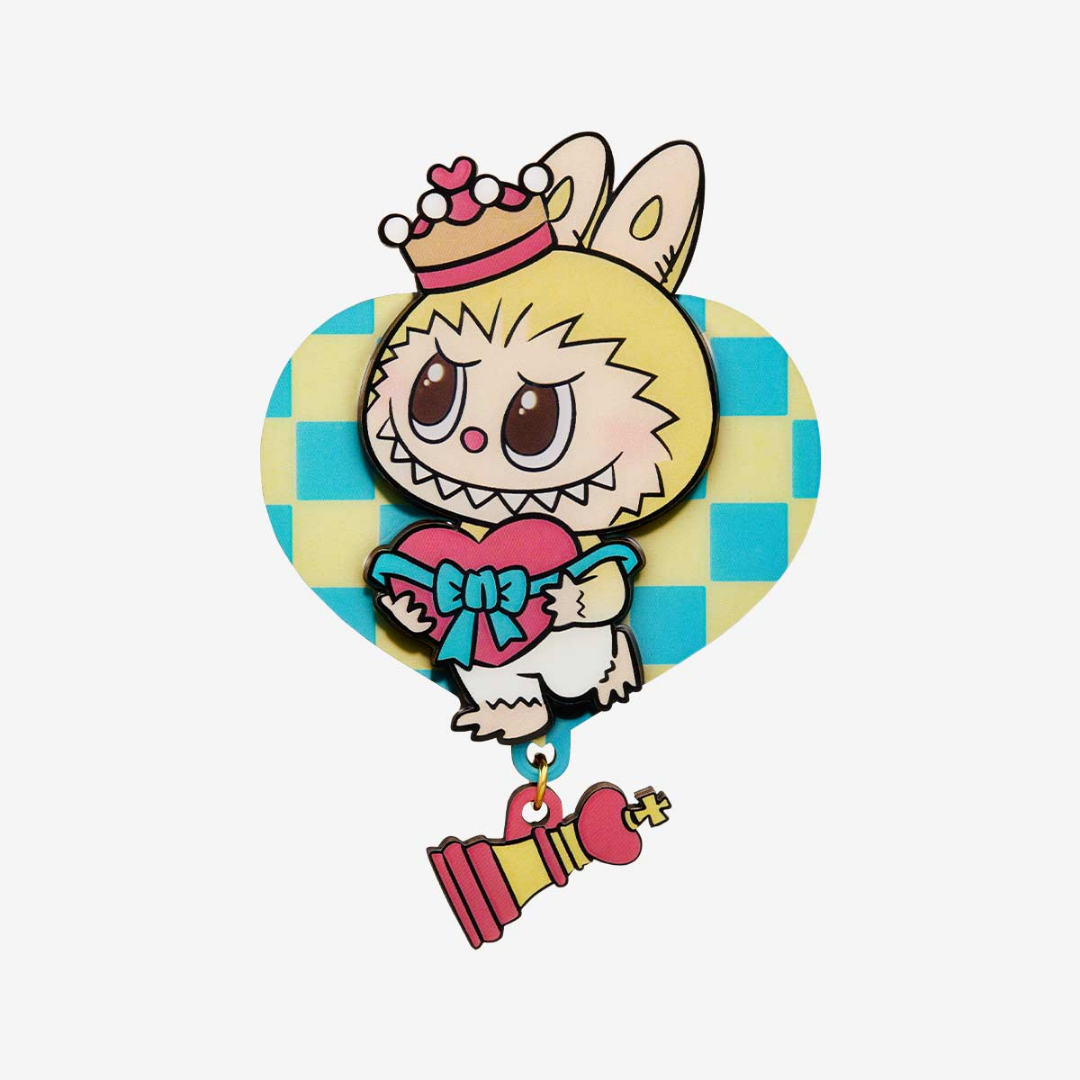 Pop Mart Labubu The Monsters Let's Checkmate Series Fridge Magnet Single Blind Box