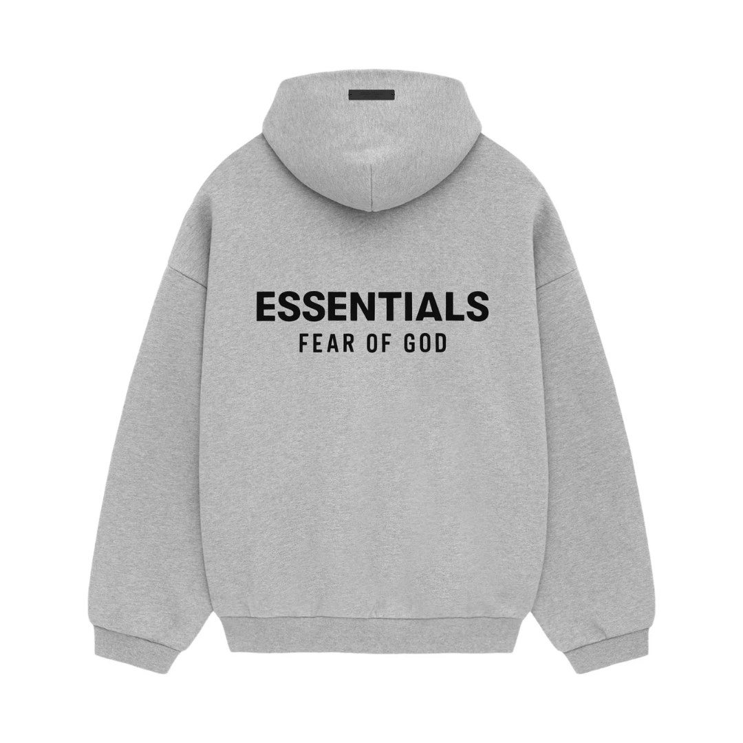 Fear of God Essentials Fleece Hoodie Light Heather Gray